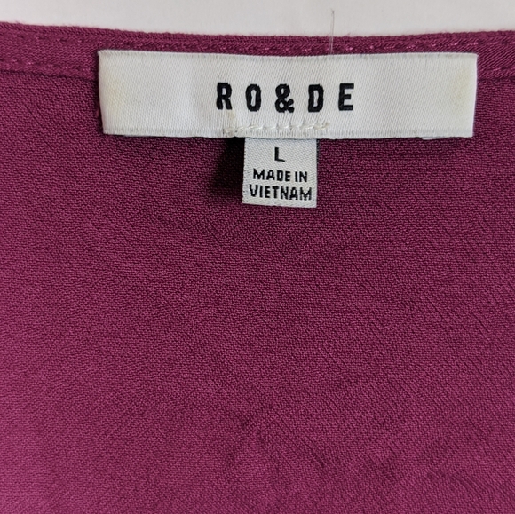 RO&DE pleated bell sleeve blouse - Picture 3 of 6